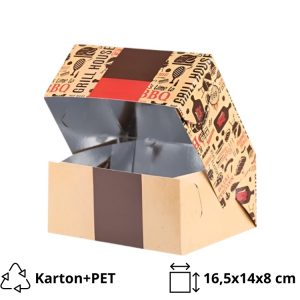Papirnata kutija ENJOY GRILL, BBQ Aluminium 16,5х14х8 cm [11 kom/pak]