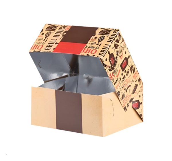 Papirnata kutija ENJOY GRILL, BBQ Aluminium 16,5х14х8 cm [11 kom/pak]