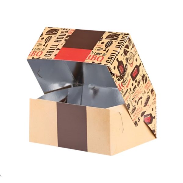 Papirnata kutija ENJOY GRILL, BBQ Aluminium 16,5х14х8 cm [11 kom/pak]