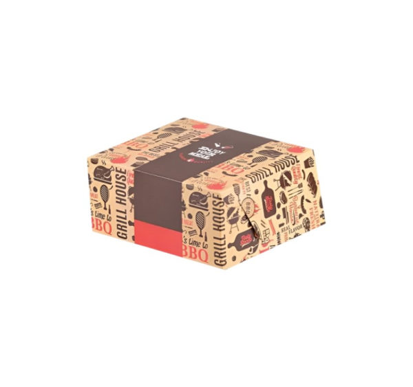 Papirnata kutija ENJOY GRILL, BBQ Aluminium 16,5х14х8 cm [6 kom/pak]
