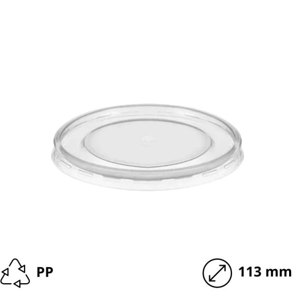 Poklopac PP za posudu 350 ml d=113 mm 50 kom