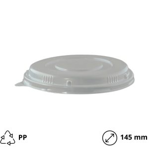 Pokrov za posodico PP d=145mm, h=25mm (350,500ml) 50 kom