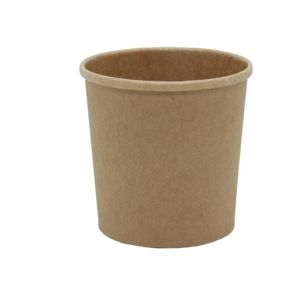 Papirnata posuda Tambien ECO 340 ml d=90 mm h=85 mm kraft, bez poklopca [25 kom/pak]