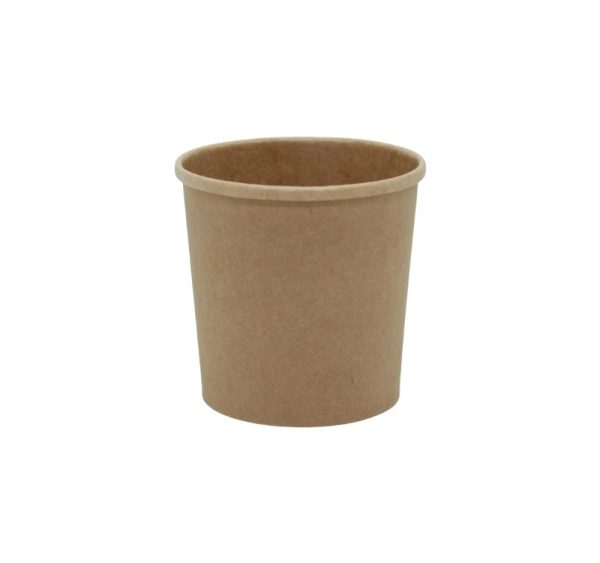 Papirnata posuda Tambien ECO 340 ml d=90 mm h=85 mm kraft, bez poklopca [25 kom/pak]