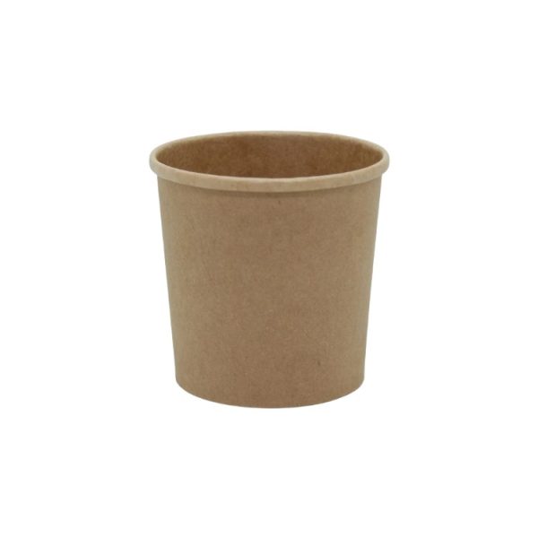 Papirnata posuda Tambien ECO 340 ml d=90 mm h=85 mm kraft, bez poklopca [25 kom/pak]