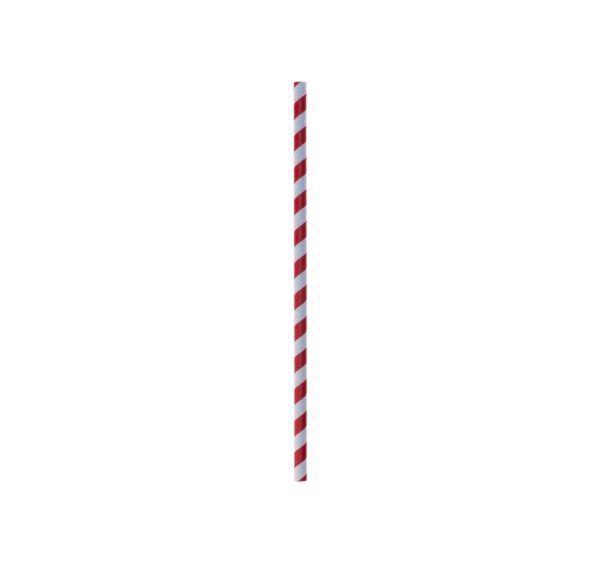 Slamke papirnate l=197 mm d=6 mm lolipop 100 kom