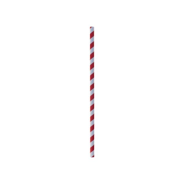Slamke papirnate l=197 mm d=6 mm lolipop 100 kom