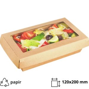 Poklopac papirnati s prozorom OneClick 120×200 mm 25 kom