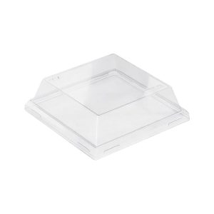 Poklopac za posudu One Click 130x130mm, h=40mm proziran 50 kom