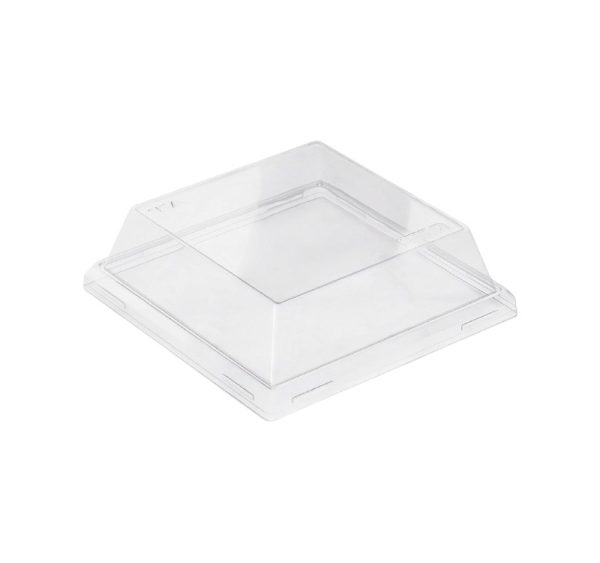Poklopac za posudu One Click 130x130mm, h=40mm proziran 50 kom