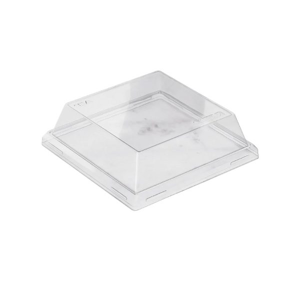 Poklopac za posudu One Click 130x130mm, h=40mm proziran 50 kom