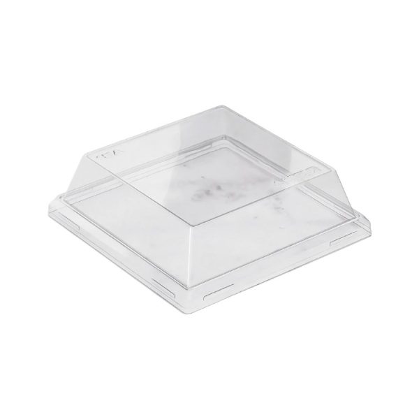 Poklopac za posudu One Click 130x130mm, h=40mm proziran 50 kom