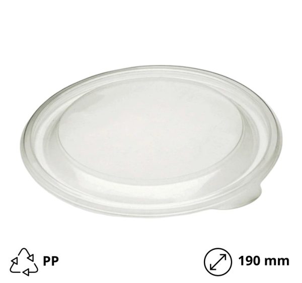 Poklopac PP Sabert d=190mm proziran 50 kom