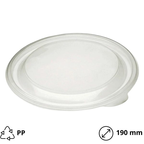 Poklopac PP Sabert d=190mm proziran 50 kom
