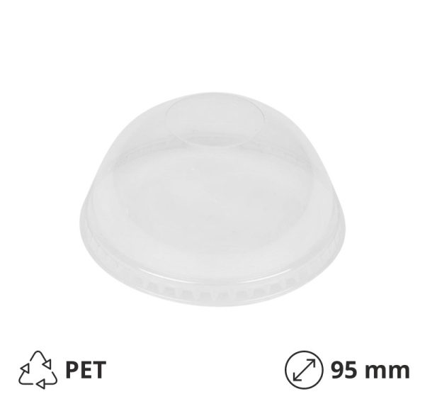 Poklopac kupola bez rupe PET d=95 mm 100 kom