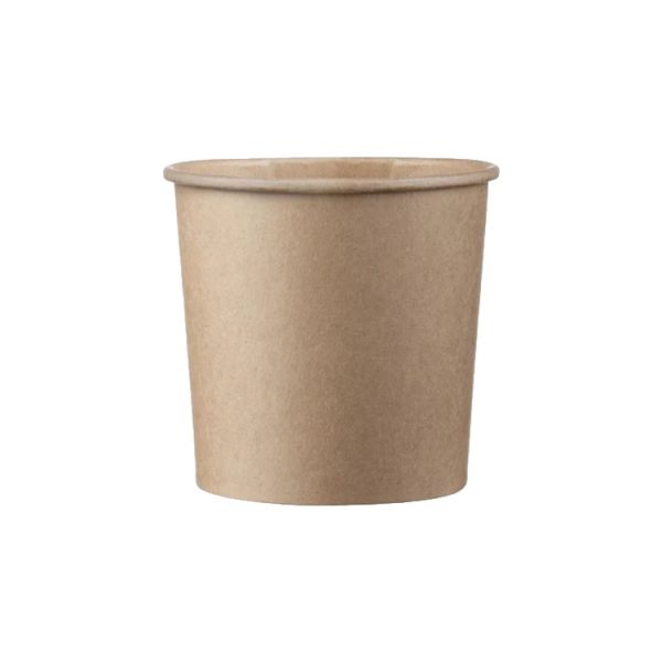 Papirnata posuda 340 ml d=90 mm h=85 mm kraft 50 kom