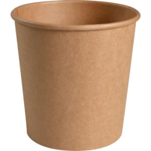 Posuda papirnata 750 ml d=115 mm h=113 mm, kraft, bez poklopca 50 kom