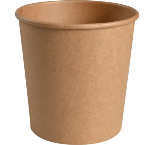 Posuda papirnata 750 ml d=115 mm h=113 mm, kraft, bez poklopca 50 kom