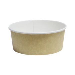 * Papirnata posuda za salatu 750 ml d=146 mm h=65 mm kraft, bez poklopca [50 kom/pak]