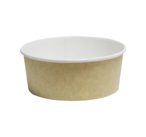 * Papirnata posuda za salatu 750 ml d=146 mm h=65 mm kraft, bez poklopca [50 kom/pak]