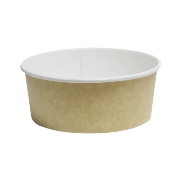 * Papirnata posuda za salatu 750 ml d=146 mm h=65 mm kraft, bez poklopca [50 kom/pak]