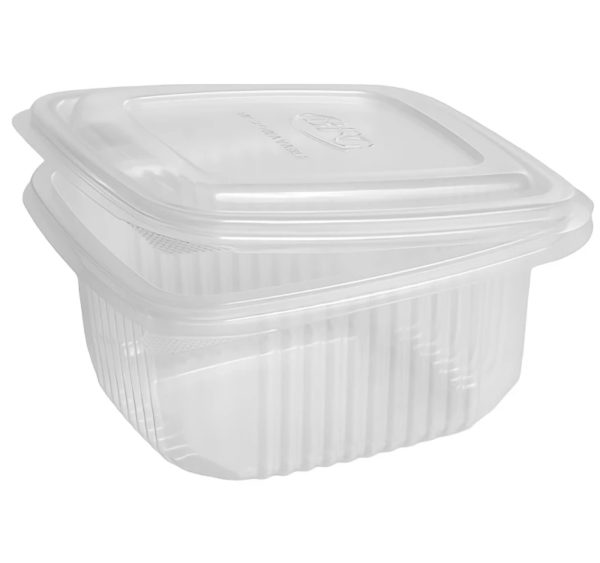 Posuda za poklopcem PP 500 ml 130х130х60 mm prozirna [100 kom/pak]
