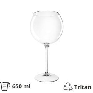 Čaša tvrda za koktel 650 ml 6 kom