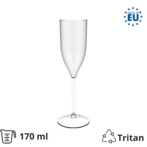 Čaša tvrda za šampanjac 170 ml 6 kom