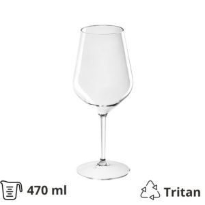 Čaša tvrda za vino 650 ml 6 kom