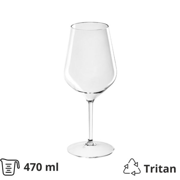 Čaša tvrda za vino 470 ml 6 kom