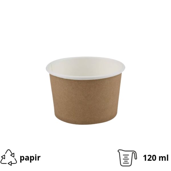 Papirnata skodelica 120 ml kraft 50 kom