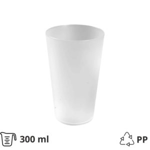 Čaša PP 300 ml prozirna 25 kom