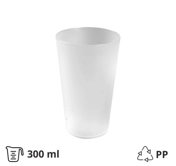 Čaša PP 300 ml prozirna 25 kom