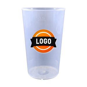 Čaša tvrda 500 ml d=92 mm s vašim dizajnom 500 kom [20 kom/pak]