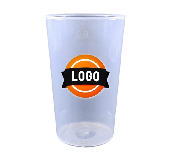 Čaša tvrda 500 ml d=92 mm s vašim dizajnom 500 kom [20 kom/pak]