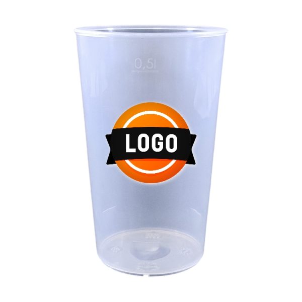 Čaša tvrda 500 ml d=92 mm s vašim dizajnom 500 kom [20 kom/pak]