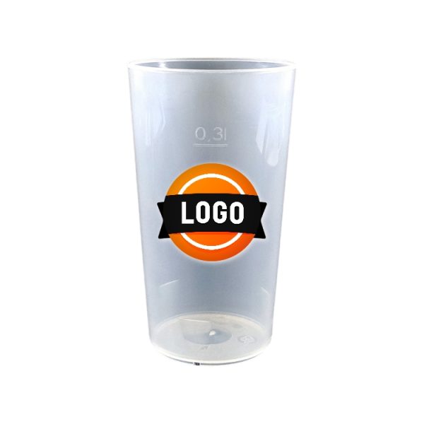 Čaša tvrda 300 ml d=78 mm s vašim dizajnom 500 kom [20 kom/pak]