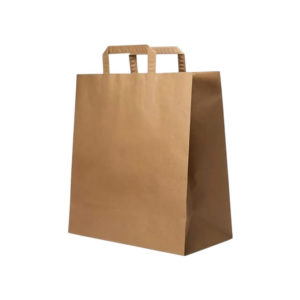 Papirnata vrećica sa ravnom ručkom 320х200х280 mm kraft 250 kom/pak