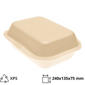 Ambalaža 1-del 240x135x75 mm XPS krema 125 kom