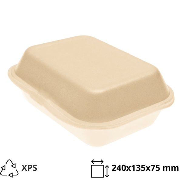 Ambalaža 1-del 240x135x75 mm XPS krema 125 kom