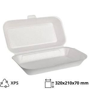 Ambalaža 1-del 320х210х70 mm XPS bijela 100 stv