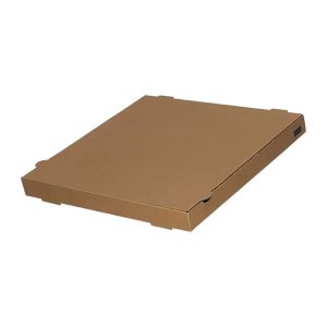 Kutija za pizzu 33х33х4 cm kraft mikro valovit karton kraft [100 kom/pak]