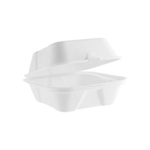 Kutija za humburger PULP ECO 150x150x78 mm bijela 50 kom