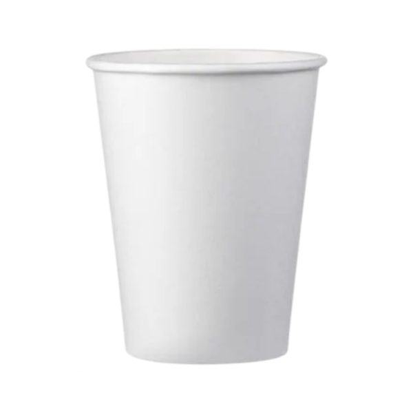 Čaša papirnata 350 ml d=90 mm 1-slojna bijela SUP, 50 kom