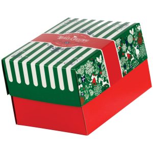 Kutija s poklopcem za desert 13x10x8 cm CHRISTMAS [11 kom/pak]