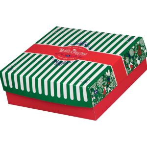 Kutija s poklopcem za desert  21.8×21.6×8 cm CHRISTMAS [11 kom/pak]