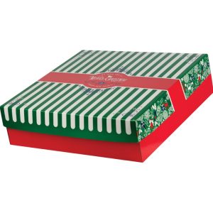 Kutija s poklopcem za desert 35x35x10 cm CHRISTMAS [11 kom/pak]
