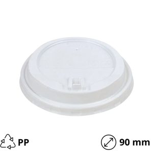 Poklopac s rupom PP d=90 mm bijeli 100 kom