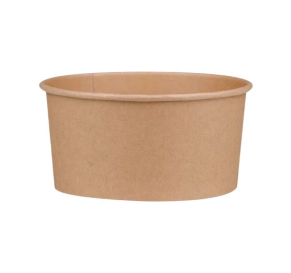 Papirnata posuda 1100 ml d=150 mm kraft bez poklopca 50 kom