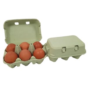 Kutija za 12 jaja pulpa kartona, zelen [270 kom/pak]